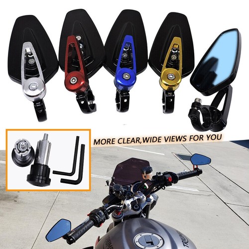 Rearview motorcycle bar - rearview, 7/8"